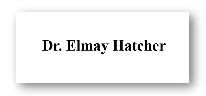 Dr. Hatcher Logo